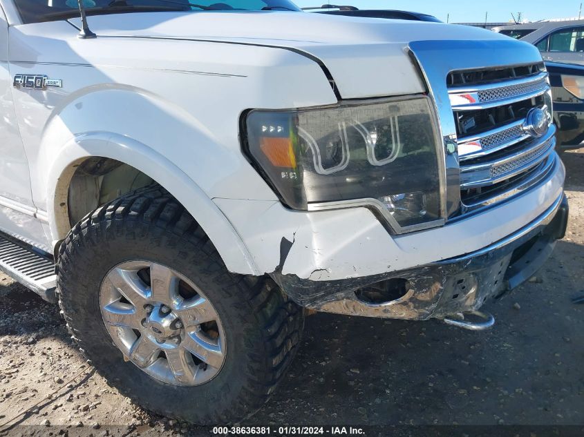 2013 FORD F-150 LARIAT - 1FTFW1EF7DFA24424