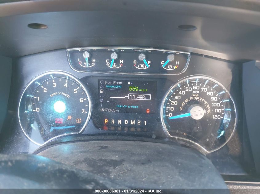 2013 FORD F-150 LARIAT - 1FTFW1EF7DFA24424