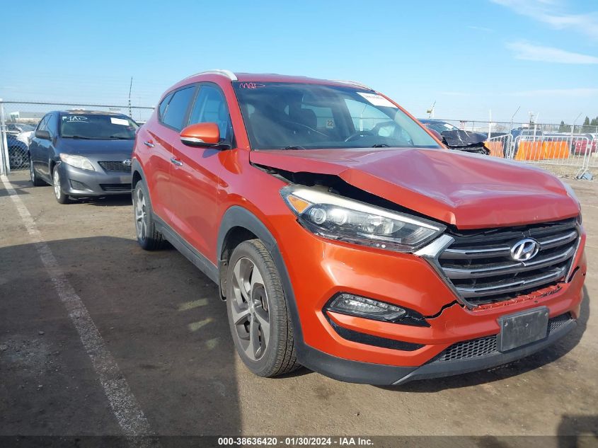 2016 HYUNDAI TUCSON LIMITED/SPORT AND ECO/SE - KM8J33A21GU205595