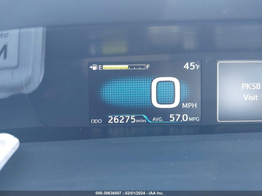 2020 TOYOTA PRIUS L/LE/XLE/LIMITED - JTDKARFU9L3117650