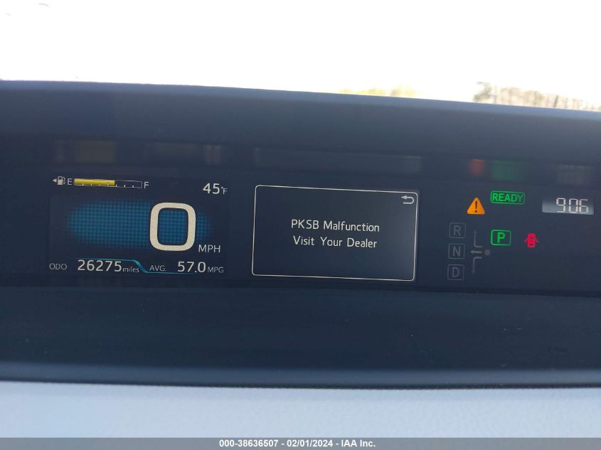 2020 TOYOTA PRIUS L/LE/XLE/LIMITED - JTDKARFU9L3117650