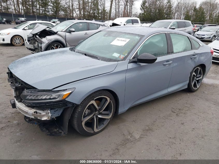 2022 HONDA ACCORD SPORT - 1HGCV1F35NA004652