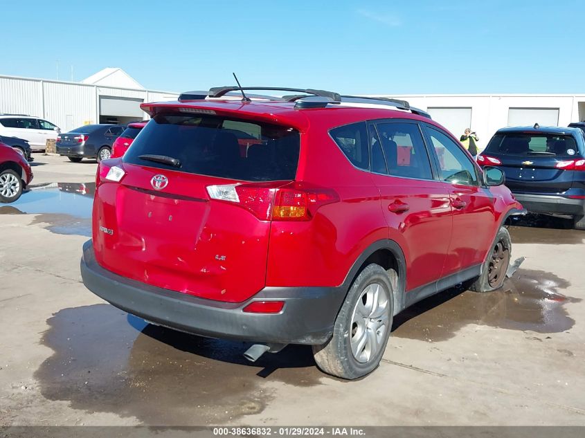 2013 TOYOTA RAV4 LE - JTMZFREV2DD019968