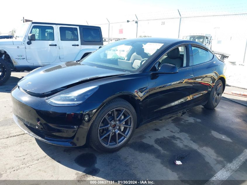 2021 TESLA MODEL 3 - 5YJ3E1EB6MFH76738