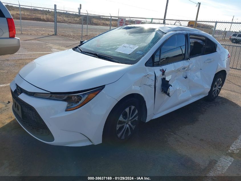 2022 TOYOTA COROLLA HYBRID LE - JTDEAMDE7N3003550