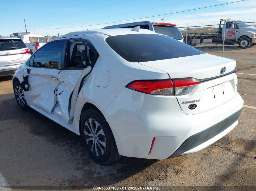 2022 TOYOTA COROLLA HYBRID LE - JTDEAMDE7N3003550