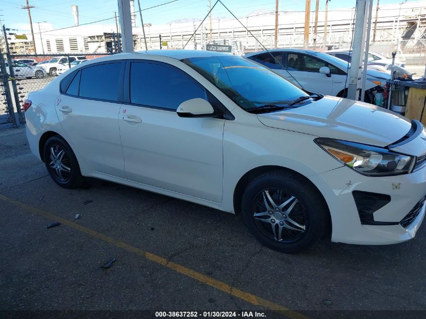 2022 KIA RIO LX/S - 3KPA24AD6NE438267