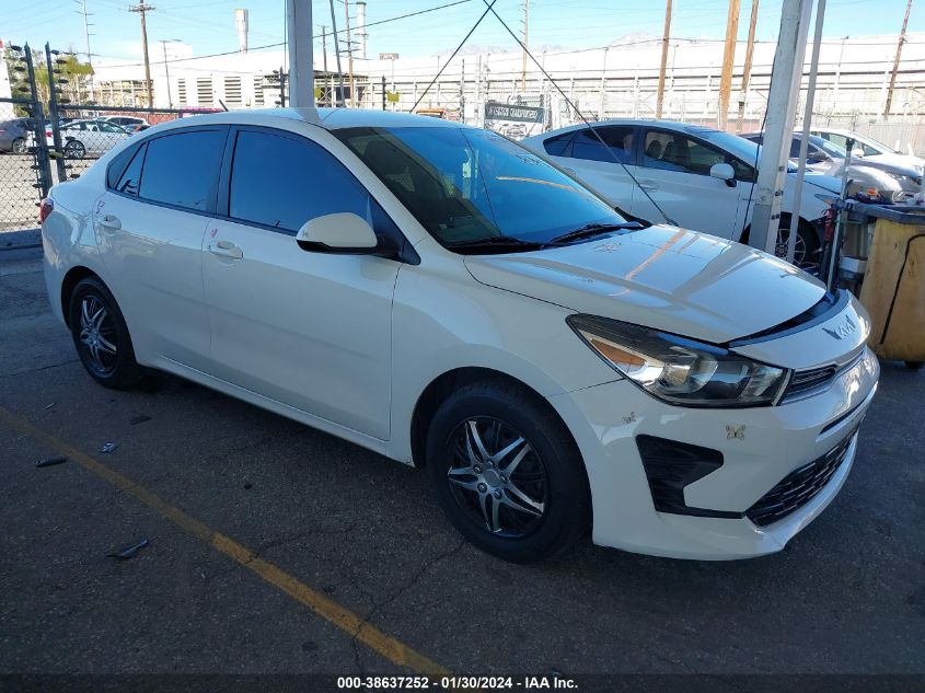 2022 KIA RIO LX/S - 3KPA24AD6NE438267