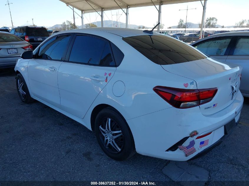 2022 KIA RIO LX/S - 3KPA24AD6NE438267