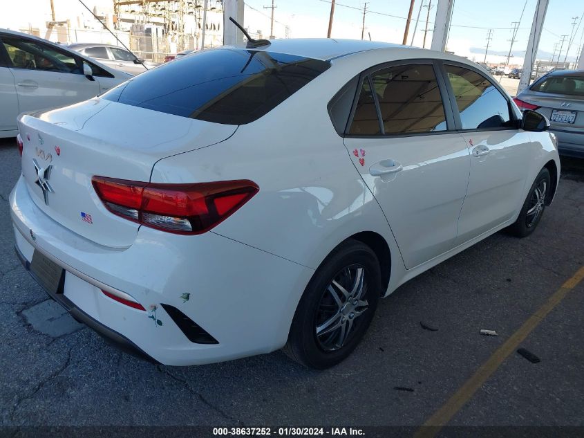 2022 KIA RIO LX/S - 3KPA24AD6NE438267