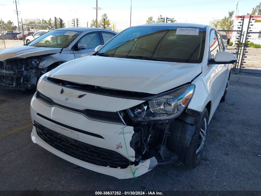 2022 KIA RIO LX/S - 3KPA24AD6NE438267