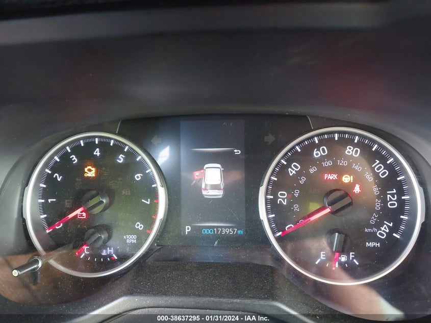 VIN 2T3H1RFV4KC003653 2019 TOYOTA RAV4 LE