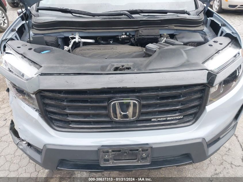 2022 HONDA RIDGELINE BLACK EDITION - 5FPYK3F86NB020863