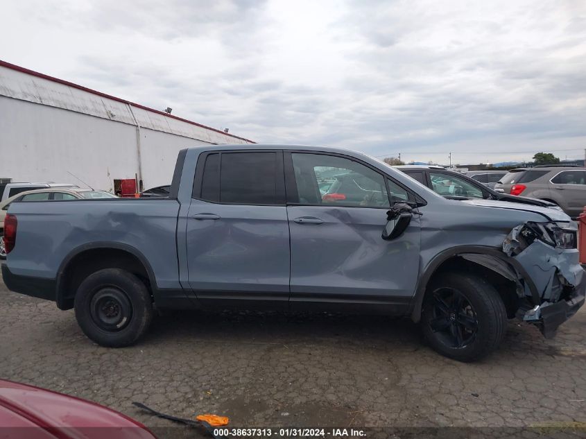 2022 HONDA RIDGELINE BLACK EDITION - 5FPYK3F86NB020863