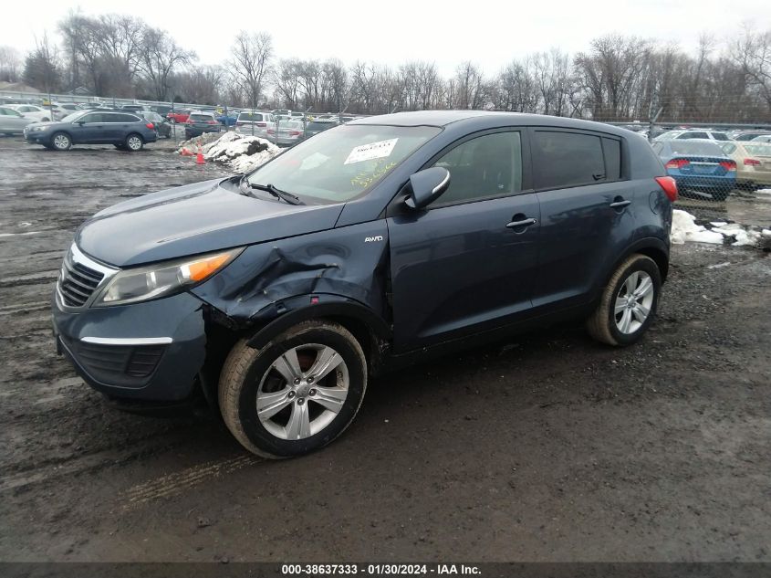 2013 KIA SPORTAGE LX - KNDPBCA20D7536566