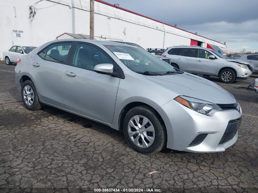 2016 TOYOTA COROLLA L/LE/LE PLS/PRM/S/S PLS - 5YFBURHEXGP388789