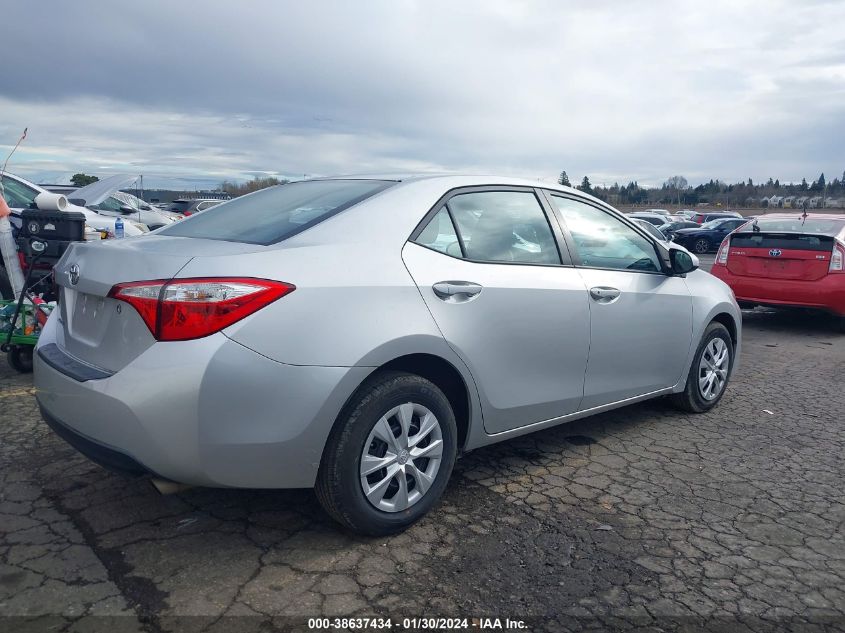 2016 TOYOTA COROLLA L/LE/LE PLS/PRM/S/S PLS - 5YFBURHEXGP388789