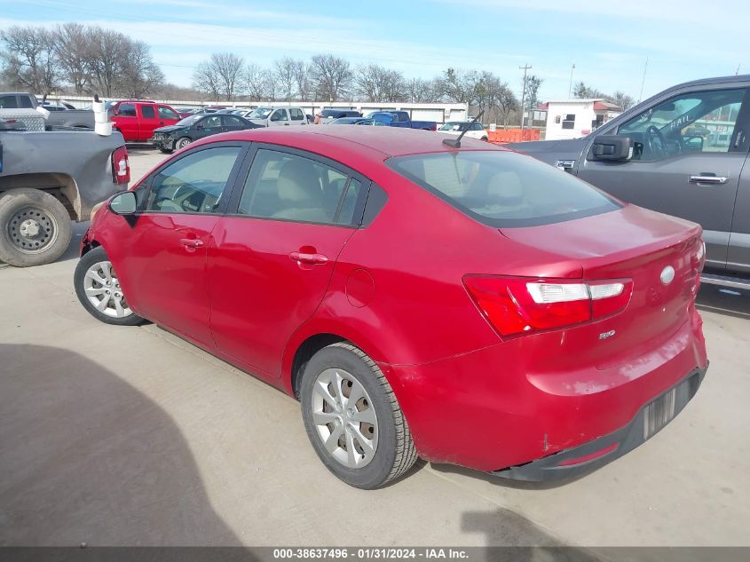 2014 KIA RIO LX - KNADM4A36E6327378