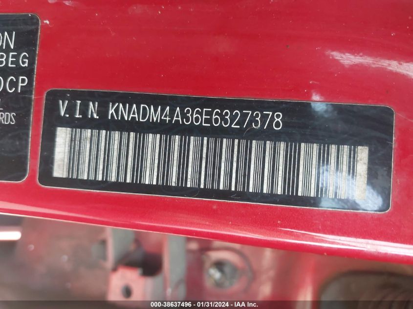 2014 KIA RIO LX - KNADM4A36E6327378