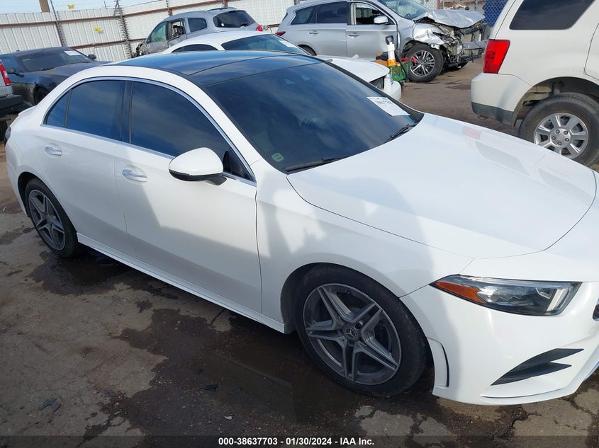 VIN WDD3G4EB6KW036078 2019 MERCEDES-BENZ A 220