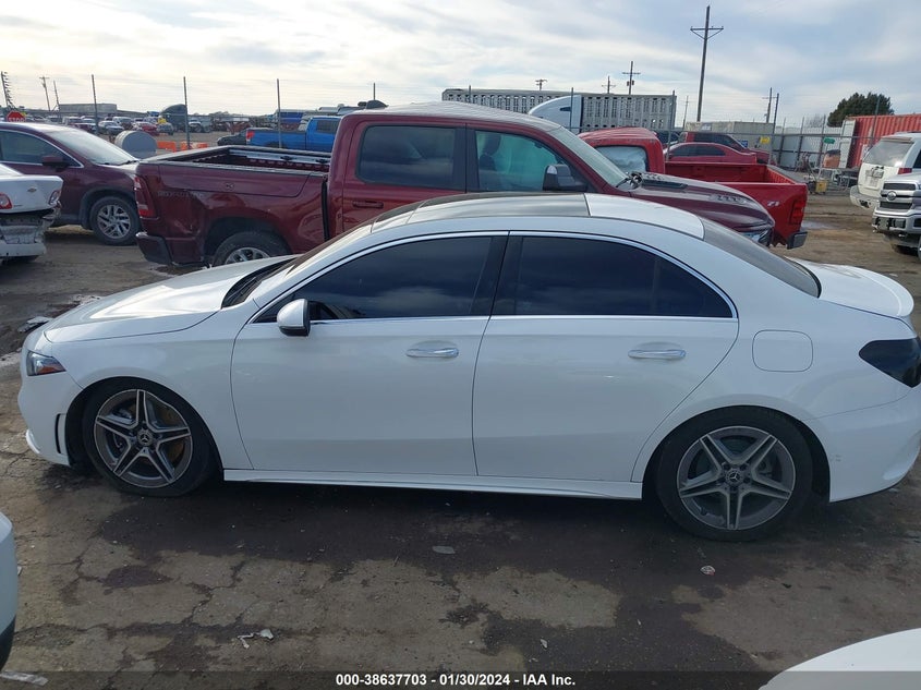 VIN WDD3G4EB6KW036078 2019 MERCEDES-BENZ A 220