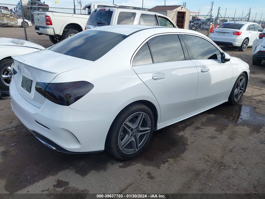 VIN WDD3G4EB6KW036078 2019 MERCEDES-BENZ A 220