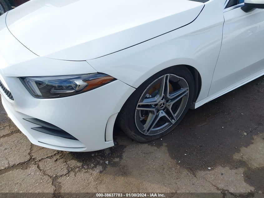 VIN WDD3G4EB6KW036078 2019 MERCEDES-BENZ A 220