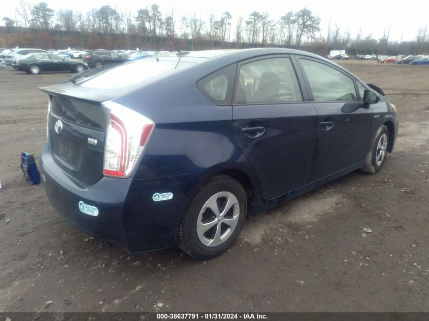 2013 TOYOTA PRIUS - JTDKN3DUXD1638135