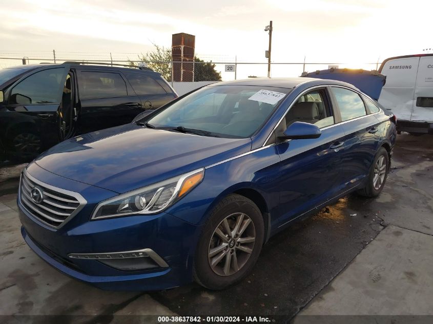 2015 HYUNDAI SONATA SE - 5NPE24AFXFH145326