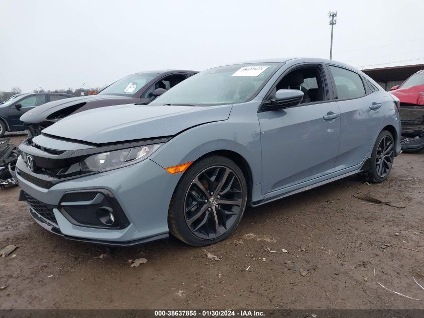 2021 HONDA CIVIC SPORT - SHHFK7H4XMU209157