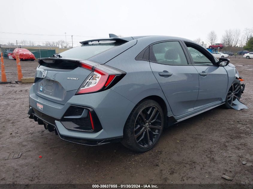 2021 HONDA CIVIC SPORT - SHHFK7H4XMU209157