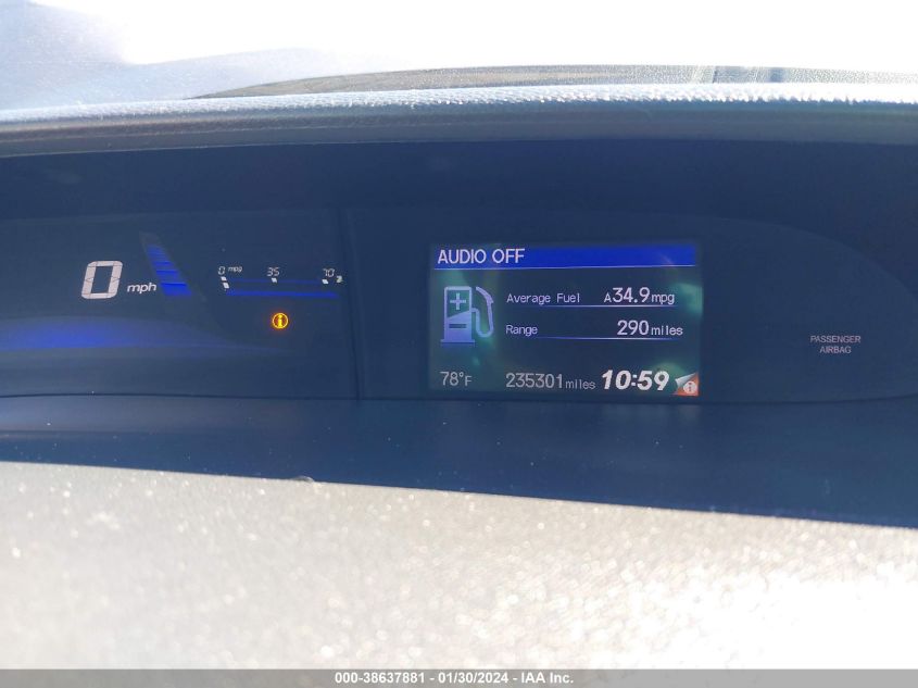 2014 HONDA CIVIC EX - 19XFB2F8XEE243018