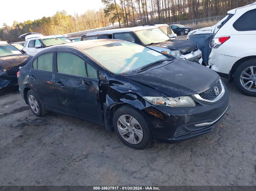 2013 HONDA CIVIC LX - 2HGFB2F57DH598674