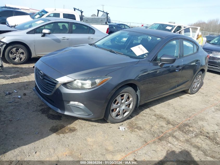 2014 MAZDA MAZDA3 I SPORT - JM1BM1U73E1122556