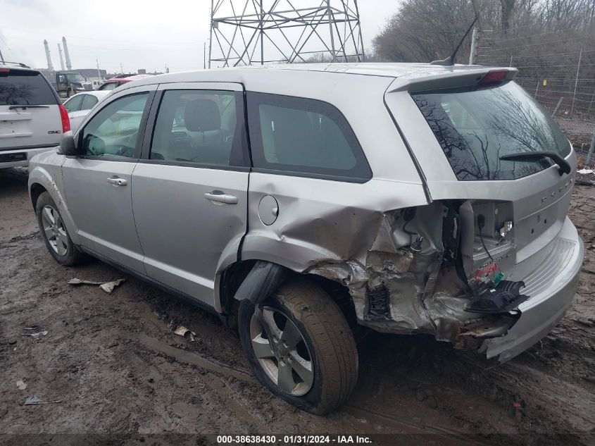 2013 DODGE JOURNEY SE - 3C4PDCAB9DT583360