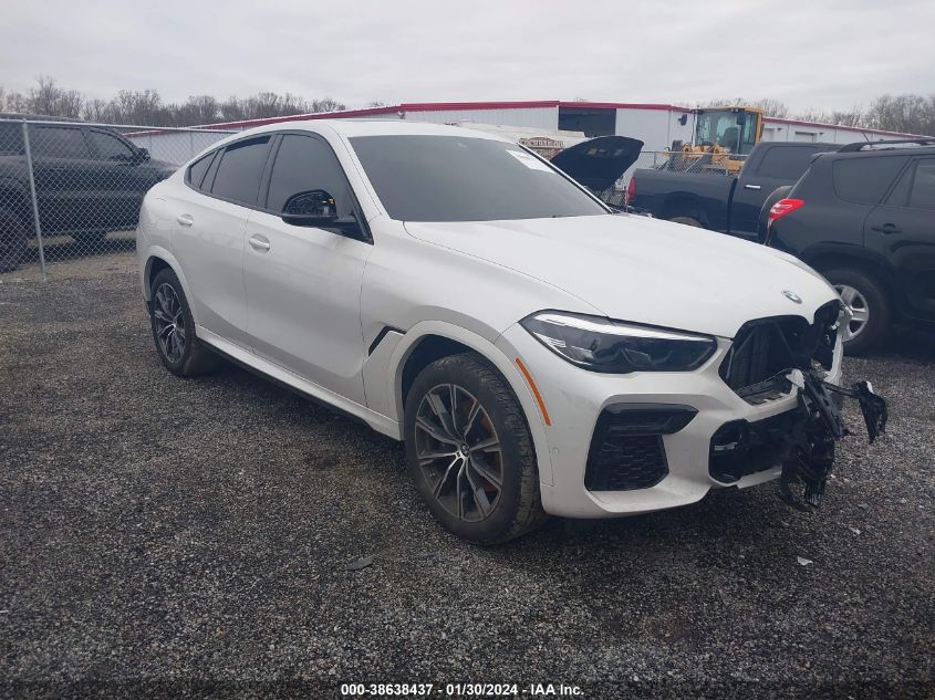 2022 BMW X6 XDRIVE40I - 5UXCY6C03N9K75352