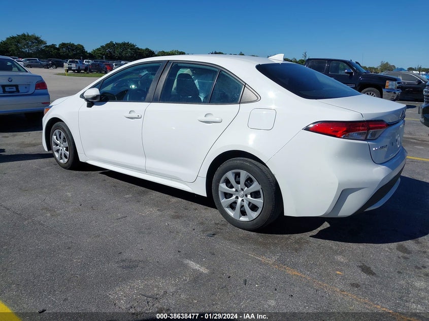 VIN 5YFEPMAEXMP211835 2021 TOYOTA COROLLA LE