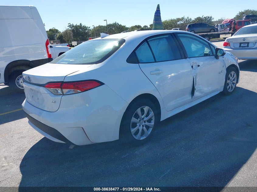 VIN 5YFEPMAEXMP211835 2021 TOYOTA COROLLA LE