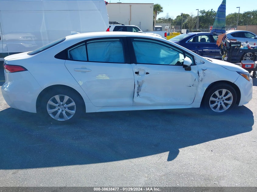VIN 5YFEPMAEXMP211835 2021 TOYOTA COROLLA LE