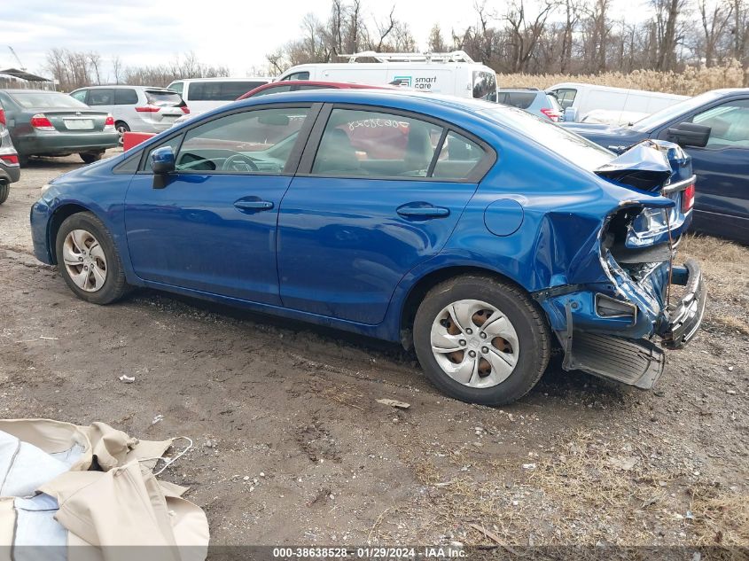 2014 HONDA CIVIC LX - 19XFB2F56EE237240