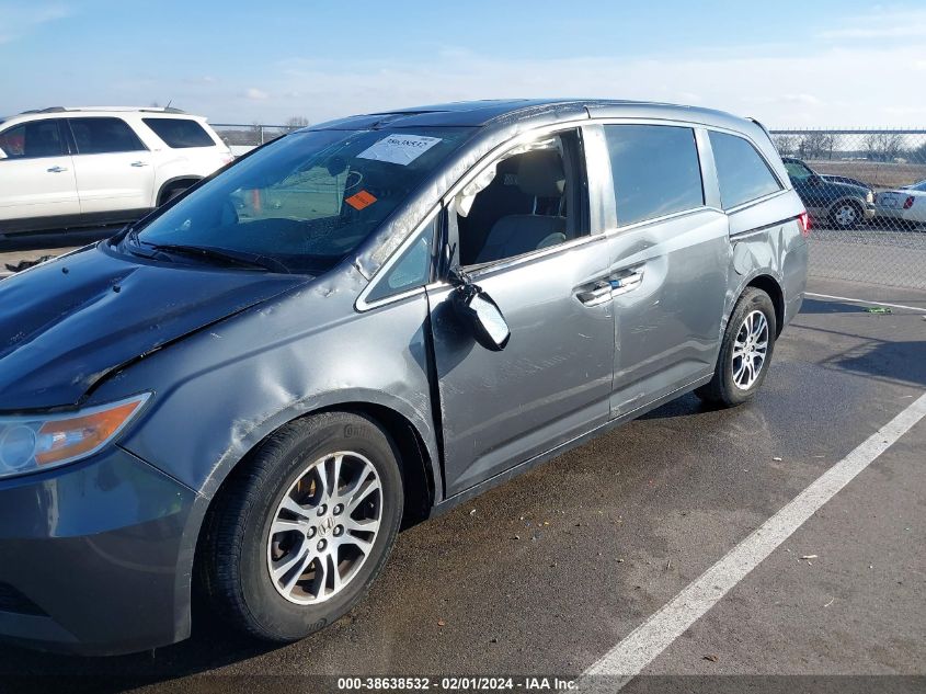 2013 HONDA ODYSSEY EX-L - 5FNRL5H60DB045418