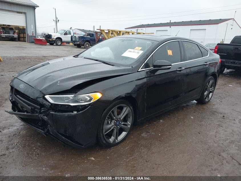 VIN 3FA6P0VP4JR135873 2018 FORD FUSION SPORT