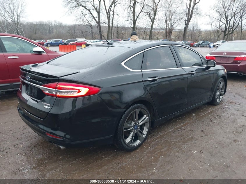 VIN 3FA6P0VP4JR135873 2018 FORD FUSION SPORT