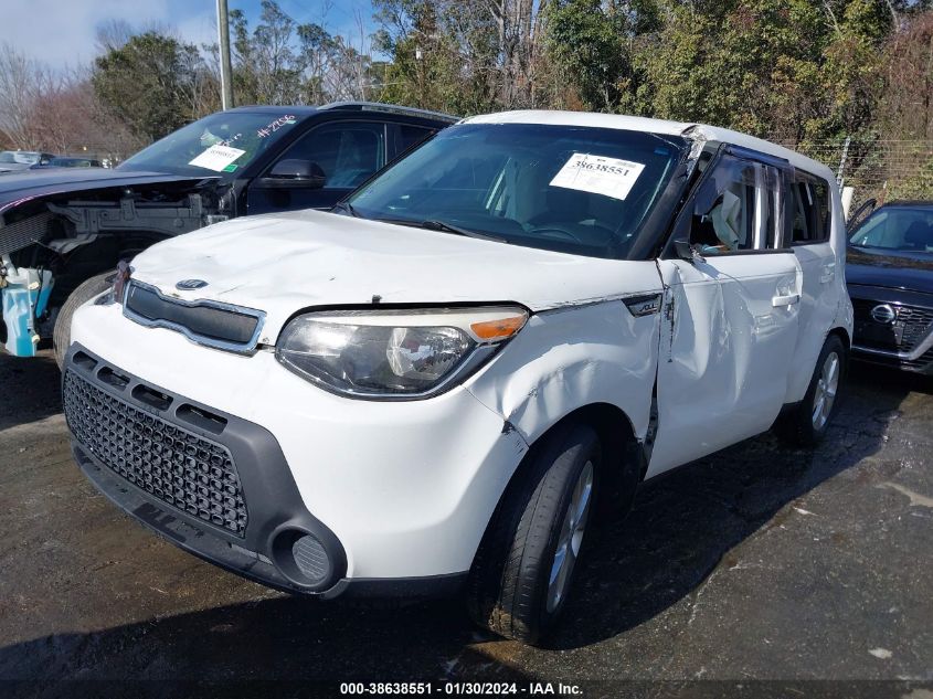 2015 KIA SOUL - KNDJN2A25F7776920