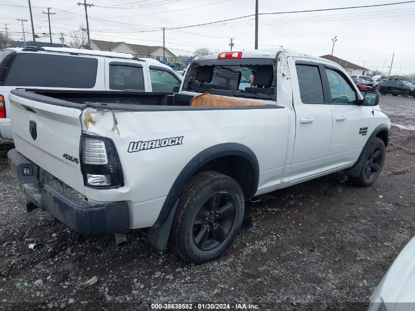 2019 RAM 1500 CLASSIC WARLOCK QUAD CAB 4X4 6'4 BOX - 1C6RR7GG6KS735945