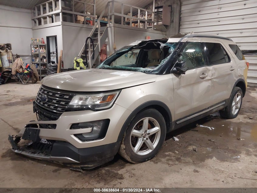 VIN 1FM5K8D83HGA44958 2017 FORD EXPLORER XLT