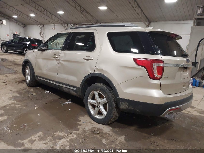 VIN 1FM5K8D83HGA44958 2017 FORD EXPLORER XLT