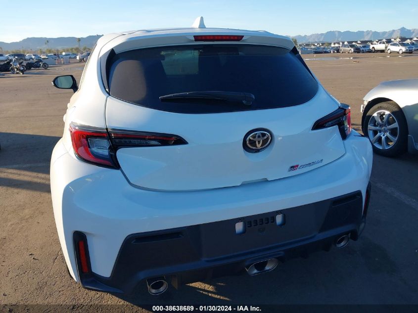 2023 TOYOTA GR COROLLA CORE JTNABAAE1PA007697
