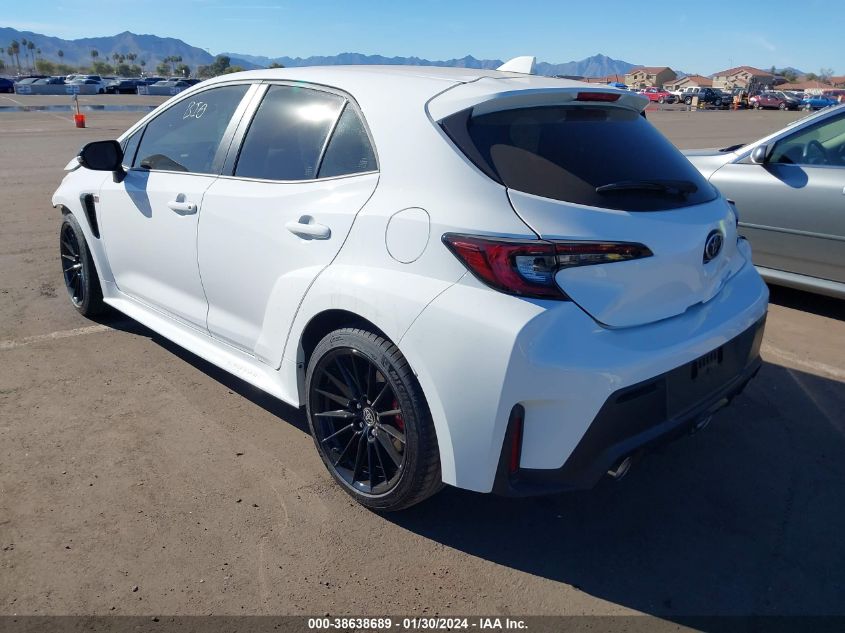 2023 TOYOTA GR COROLLA CORE JTNABAAE1PA007697