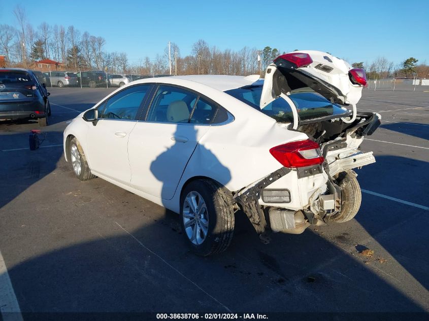 2019 CHEVROLET CRUZE LT - 1G1BE5SM5K7147439